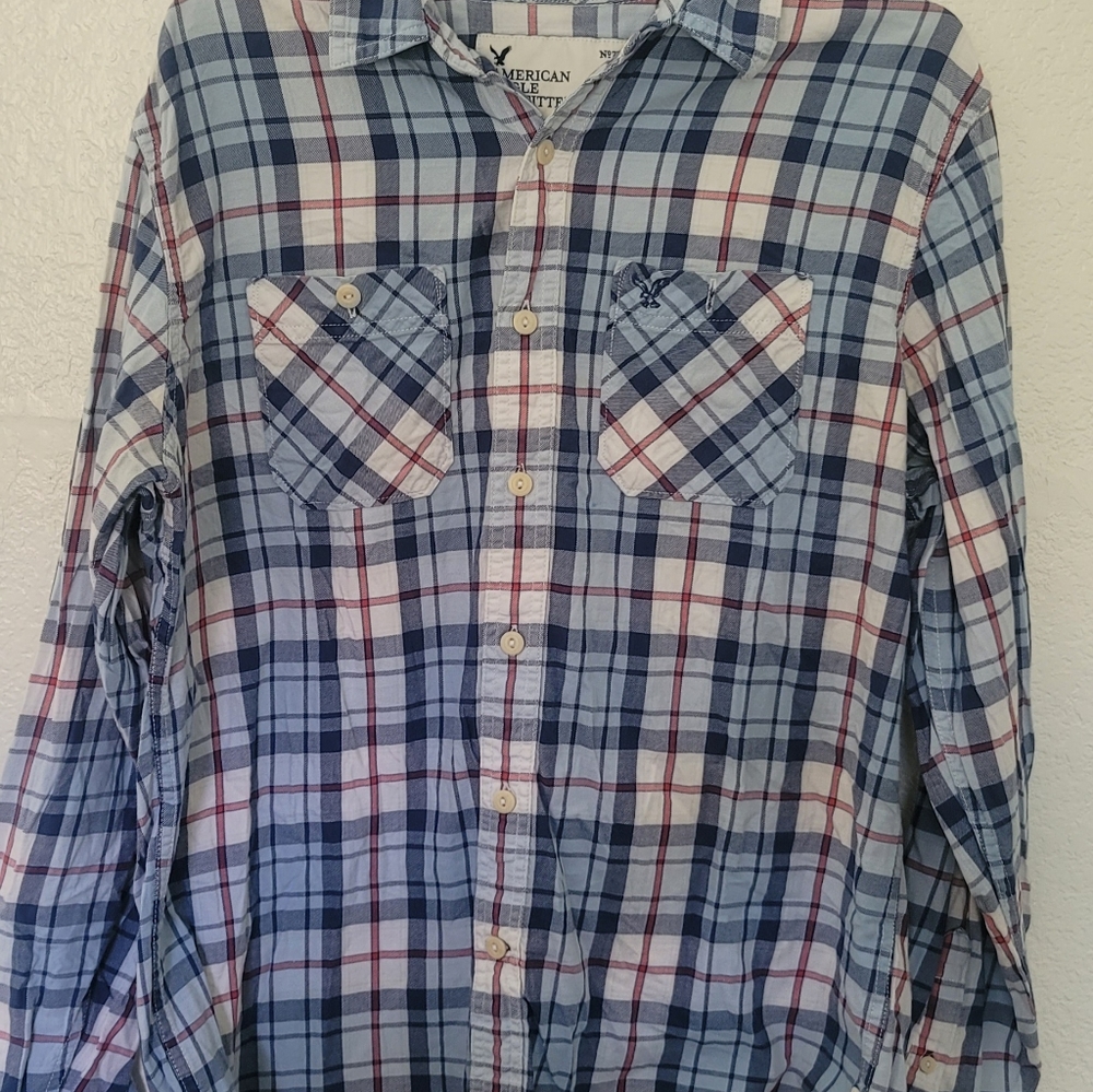 American Eagle, size M, blue red white